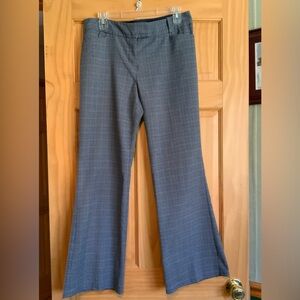 Women’s The Limited Gray Plaid Flare Pants Cassidy Fit